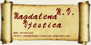 Magdalena Vještica vizit kartica